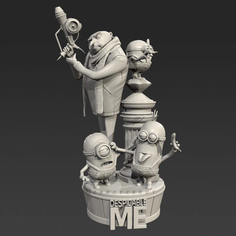 The height of man 50mm 75mm 90mm Resin model kits colorless and self-assembled(3D Printing )TD-7640/3D