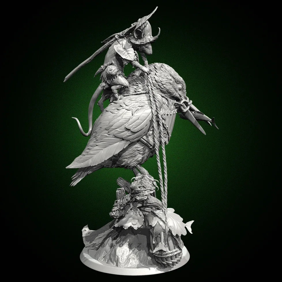 Overall heights 100mm 150mm Resin model self-assembly and coloring（3D Printing ）TD-7553/3D