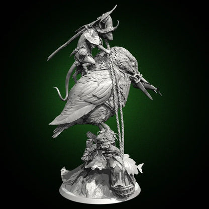 Overall heights 100mm 150mm Resin model self-assembly and coloring（3D Printing ）TD-7553/3D