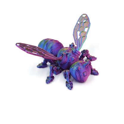 3D Printing Mechanical Bee Model Creative Fun Wing Joints Movable Home Decorations Children Gifts Home Accessories 3d Принтер