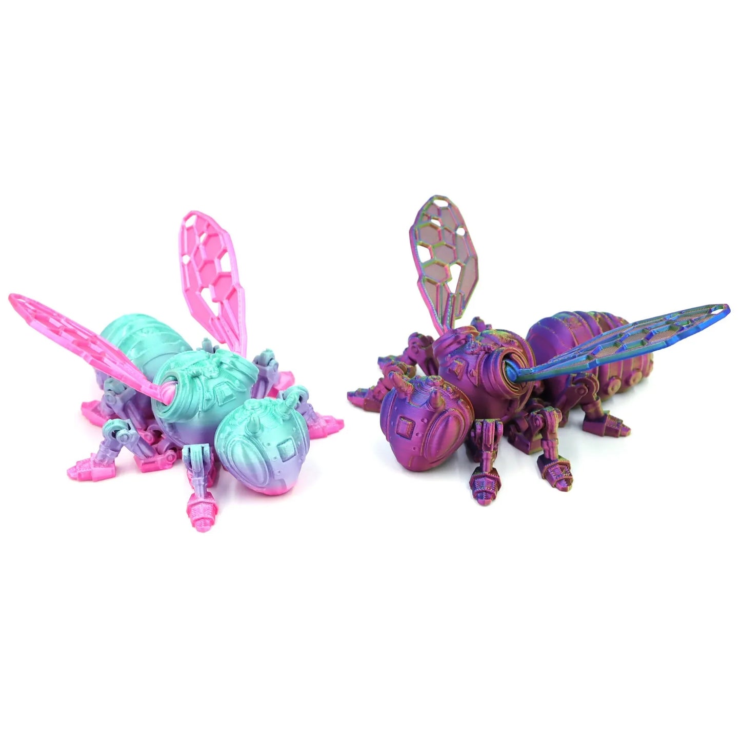 3D Printing Mechanical Bee Model Creative Fun Wing Joints Movable Home Decorations Children Gifts Home Accessories 3d Принтер