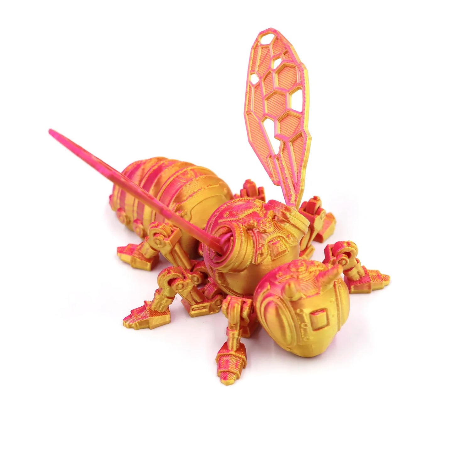 3D Printing Mechanical Bee Model Creative Fun Wing Joints Movable Home Decorations Children Gifts Home Accessories 3d Принтер