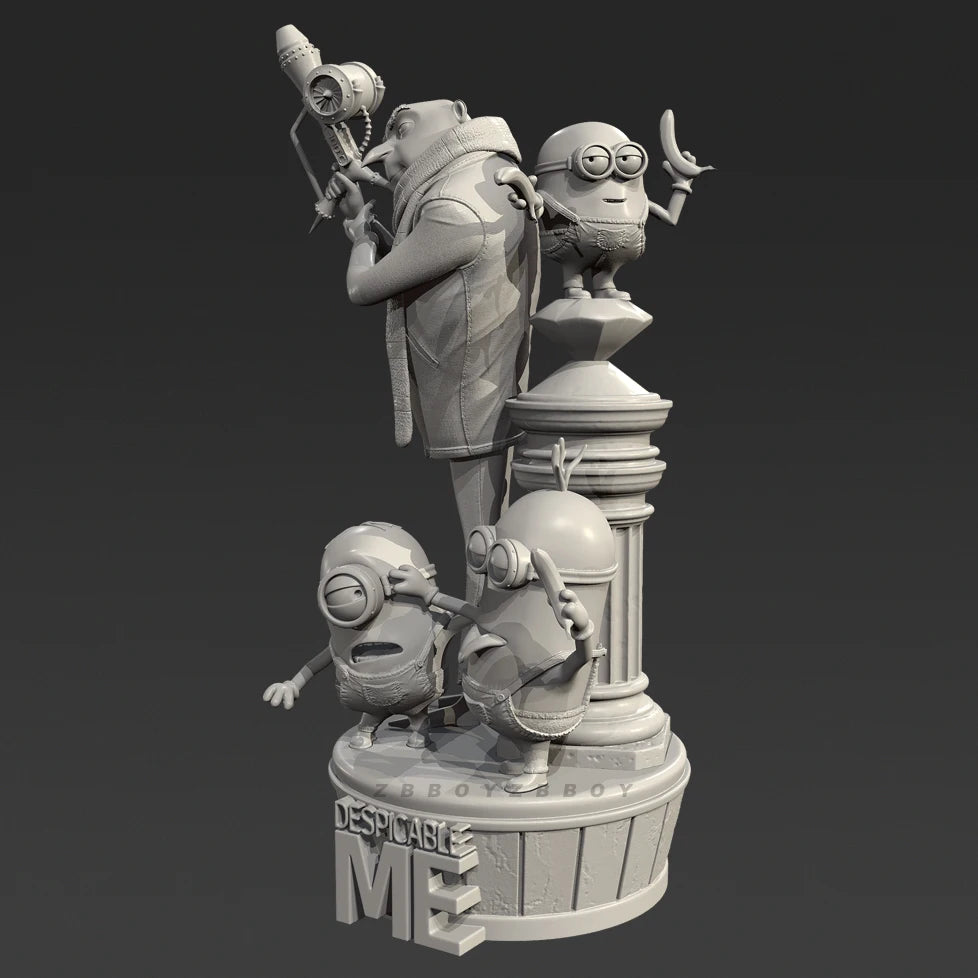 The height of man 50mm 75mm 90mm Resin model kits colorless and self-assembled（3D Printing ）TD-7640/3D