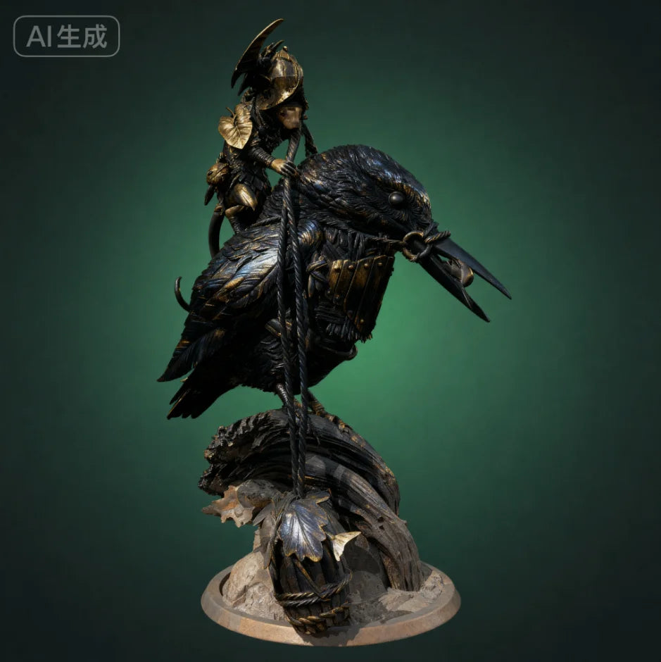 Overall heights 100mm 150mm Resin model self-assembly and coloring（3D Printing ）TD-7553/3D