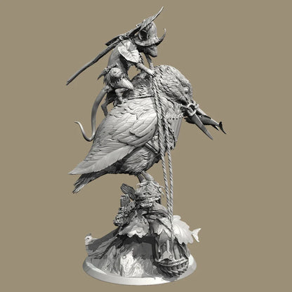 Overall heights 100mm 150mm Resin model self-assembly and coloring（3D Printing ）TD-7553/3D