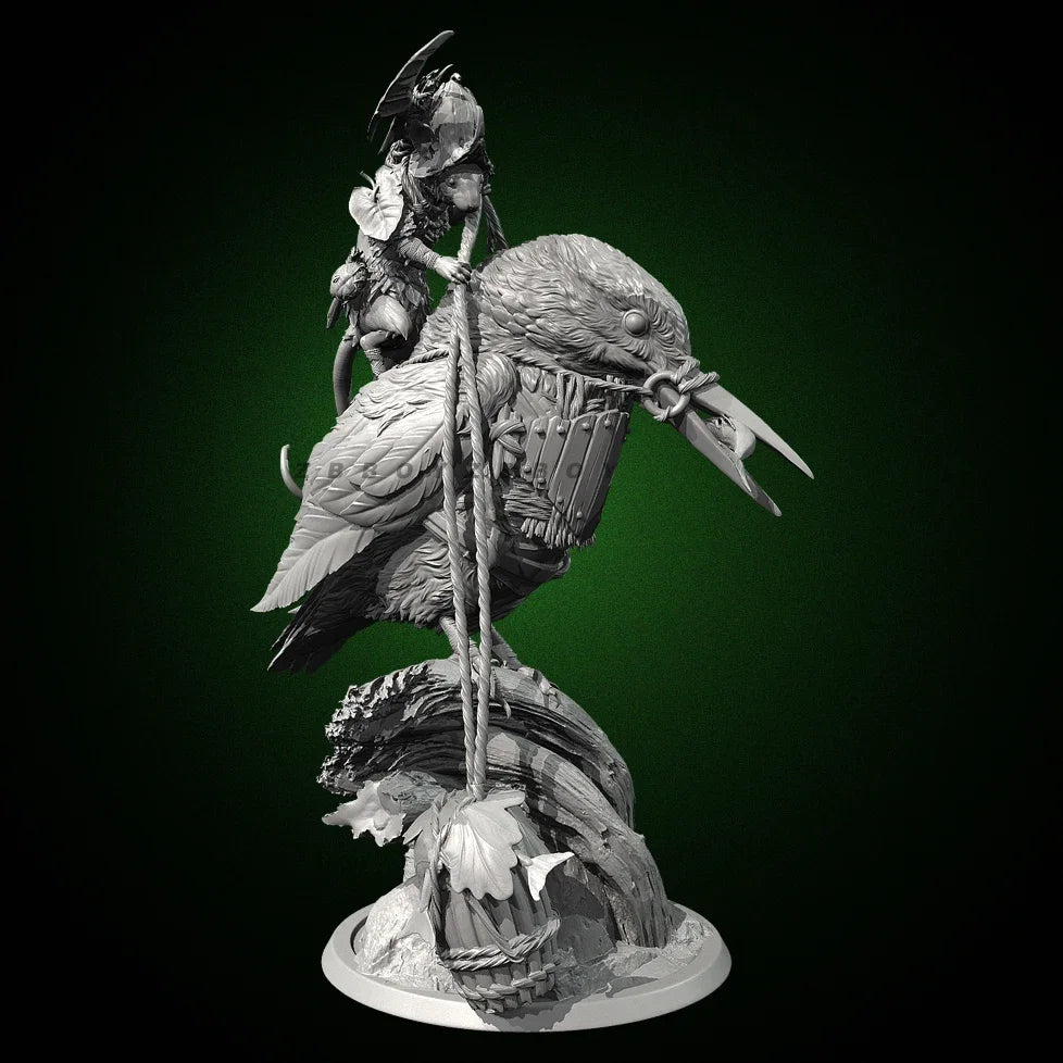 Overall heights 100mm 150mm Resin model self-assembly and coloring（3D Printing ）TD-7553/3D