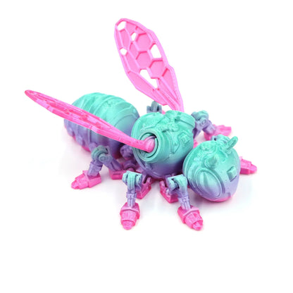 3D Printing Mechanical Bee Model Creative Fun Wing Joints Movable Home Decorations Children Gifts Home Accessories 3d Принтер